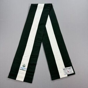 Ryder &‎ Amies University Outfitters Scarf Green White 100% Wool Made In England